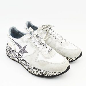 Golden Goose Zebra Stripe Running Sneaker